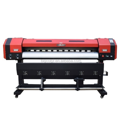 1.9m 6ft Eco Solvent Printer with 4 Color Digital Printers and 1 DX5 Head Inkjet Printer