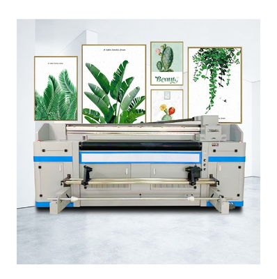 UV Hybrid Printer 1.9m 6ft Roll to Roll ZT1900 with Multi Color Print Heads