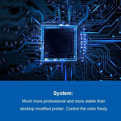 Win7/Win8/Win10 Compatible DTF Printer for T-shirt Printing Big Color