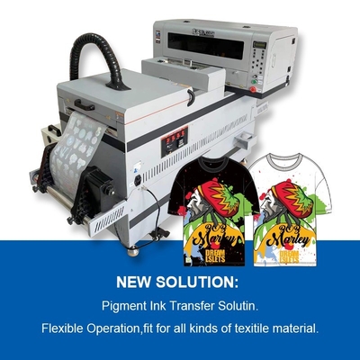Plate Type DTF Printer with High Speed and Direct to Fabric Printing on 30cm Big Color