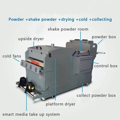 Fluorescent T-Shirt Printing DTF Printer 60cm with Three 3200 Printheads and Output