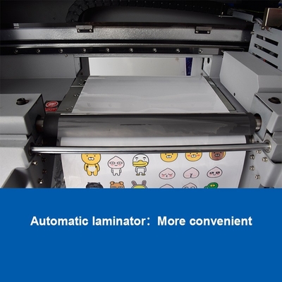 Sticker Printing Multicolor UV Roll Sticker Printer with 3 PCS TX800 Print Heads 60cm