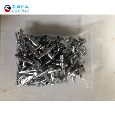 3 Ways Metal Cleaning Valve Connector for Solvent and Water Based Ink in Inkjet Printers