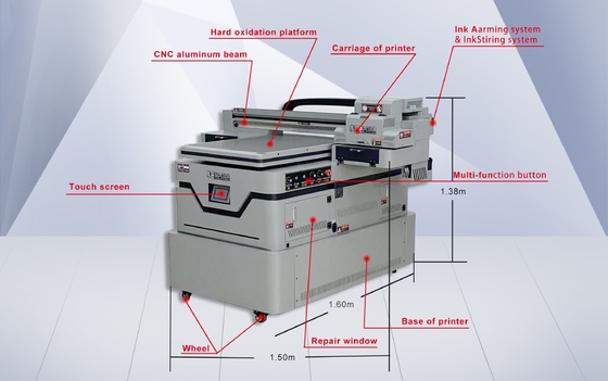 LED UV Printing ZT-6090 Auto Digital Printer for Embossed Varnish Pen Golf Ball Gift Box